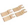 4PCS Oscillating Saw Blade Diamond Cemented Carbide 1.3in Wood Multitool
