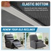 H.VERSAILTEX 100% Waterproof Stretch Recliner Cover 1 Piece Electric Power