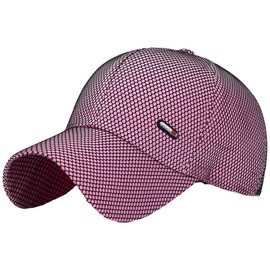 White Fang CA793 Plain Mesh Cap, Hat, Outdoor, Fishing, Golf, Women's, Men's, Pink