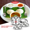 PANCA Stainless Steel Idli Maker 3 Plate 13 Idli Panai