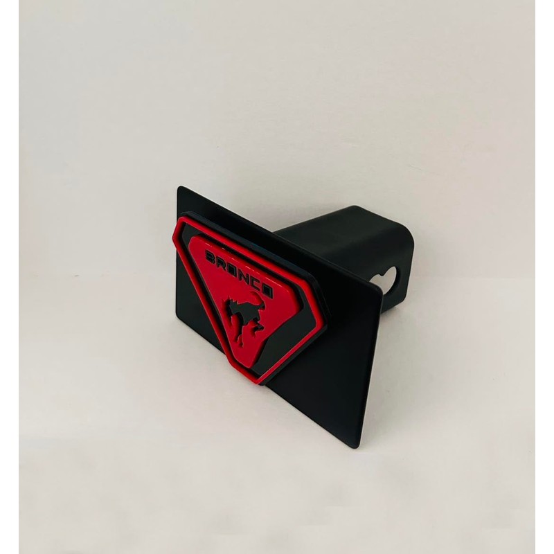 TEXHAS 3D Hitch Cover, Red Heavy American Flag Metal Trailer