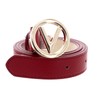 VALENTINO Round Women's Belt W100 Rosso - Can be Shortened,