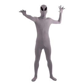 VSVO Full Body Greenman Suit - Lime Green (Grey Alien, Small)
