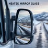 Convitex Passenger Right Side Short Arm Heated Upper Mirror Glass