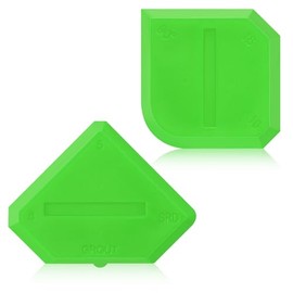 Outus 2 Pieces Caulking Tool Set Silicone Sealant Grout Tool for Kitchen Bathroom Floor Sealant Sealing (Light Green)