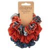 CHIFFON SCRUNCHIES S/3 MUSHROOM