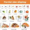 84 Pcs Fall Window Clings, Hianjoo 9 Sheets Autumn Harvest