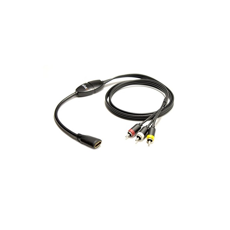 iSimple ISHD01 MediaLinx HDMI To Composite Video/Audio Adapter Cable (Black)