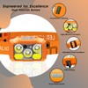 BeaMystGear Headlamp Rechargeable LED, 800 Lumens with Red & White
