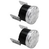 XSPANDER Updated 2pcs 661566 Dishwasher High Limit Thermostat Fit for