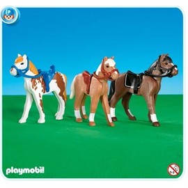 Playmobil 7943 Drei Pferde (Folienverpackung)