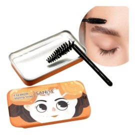 Saniye Gel Transparente para Cejas Fijación 24h con Cepillo