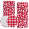 Angoily 40 Pcs 63 mm Mason Jar Lids, Leak Proof