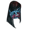 'Rubber Zombie Mask, Blue/Pink