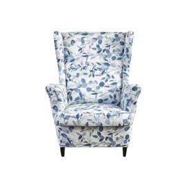 Eco-Ancheng Wingback Chair Slipcover 2 Piece Wingback Chair Cover Spandex Wing Chair Slipcovers Wingback Armchair Covers with Elastic Bottom for Living Room Wingback Chair