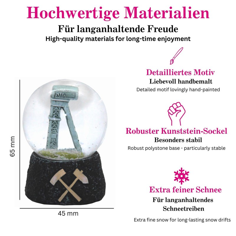 30046 Souvenir Snow Globe Germany Düsseldorf Castle Tower - 45