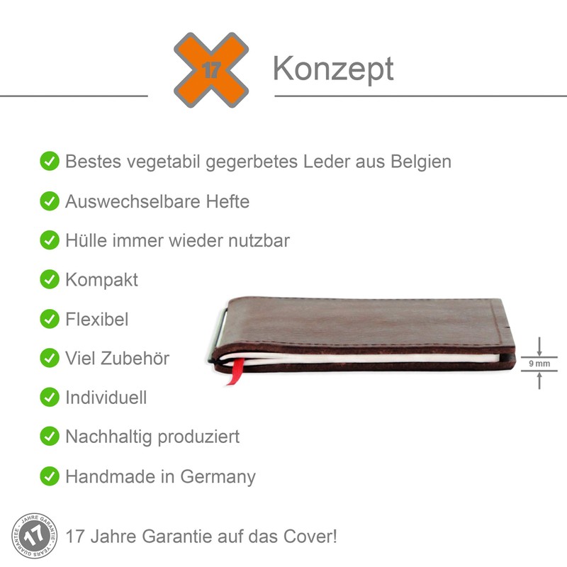 X17 -A6 Notebook / Personal Organiser | 9 mm Thin