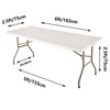 LZY Spandex Fitted Stretch Table Cover for 6 ft or