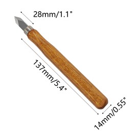 PDETVEO 3PCS Marking Knife, Precision Ground High Carbon Steel Blade with Comfort Grip Handle, Double Bevel Woodworking Scribe Tool for Craftsmen