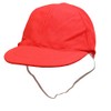 Happy Jersey Red and White Hat, Mesh, Brim Hat, Name