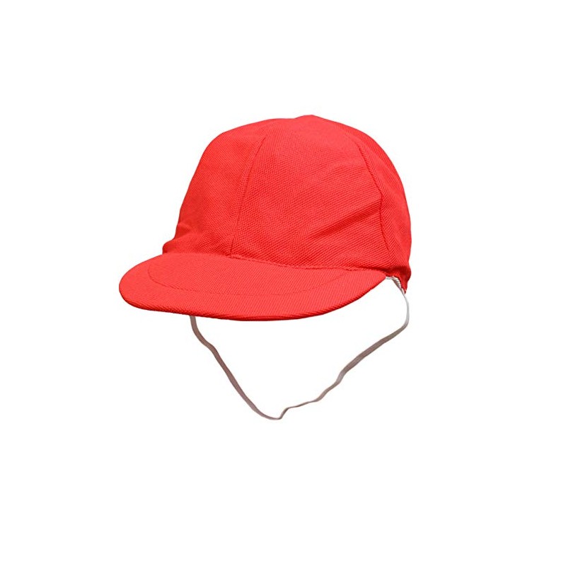 Happy Jersey Red and White Hat, Mesh, Brim Hat, Name