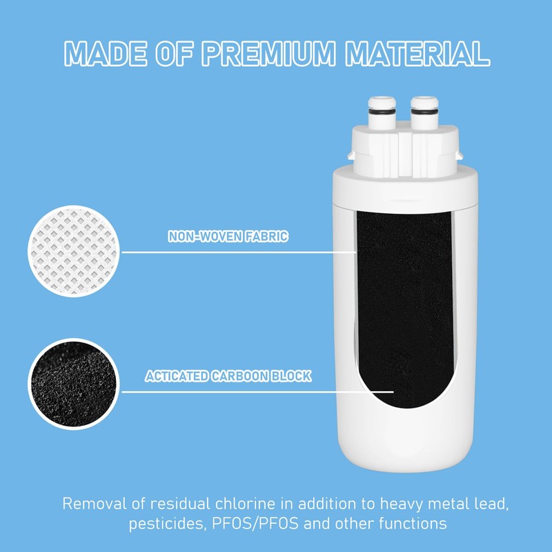 Water Replacement Filter, Compatible with Brita Hub Instant Powerful Countertop