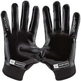Grip Boost Raptor 2.0 Padded Men's Football Gloves with Boost Plus Grip Technology (Black, Medium)