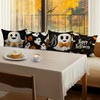 OBSEDE Fall Pillow Covers 18x18 Set of 4, Gentleman Ghost