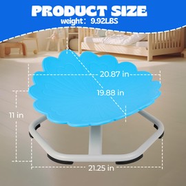 Sensory Swivel Chair for Kids，Versatile Kids Spinning Chair，Training Body Coordination Relieve Car Sickness Symptoms，Spinning Chair for Autistic Kids，Autism ADHD 360° Sit and Spin Sensory Chair