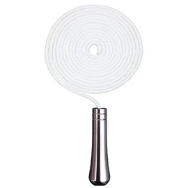 NewZC Light Pull Cord Teardrop Extension With Cord Connector 150cm Long Bathroom Toilet Switch Chrome Plated Ceiling Fan Light Pull Cord