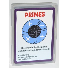 PRIMES – Fun and Portable Math Card Game | 1st Prize by Museum of Math | Build Mental Math for Kids and Adults | Ages 10-127