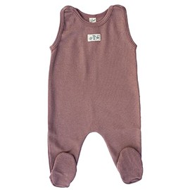 Lilano, Merino Romper with Foot, 70% Wool (kbT), 30% Silk, 210 g/m², mauve