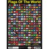 Sumbox Flags Of the World Educational Geography Poster,2.01 x 35.20 cms