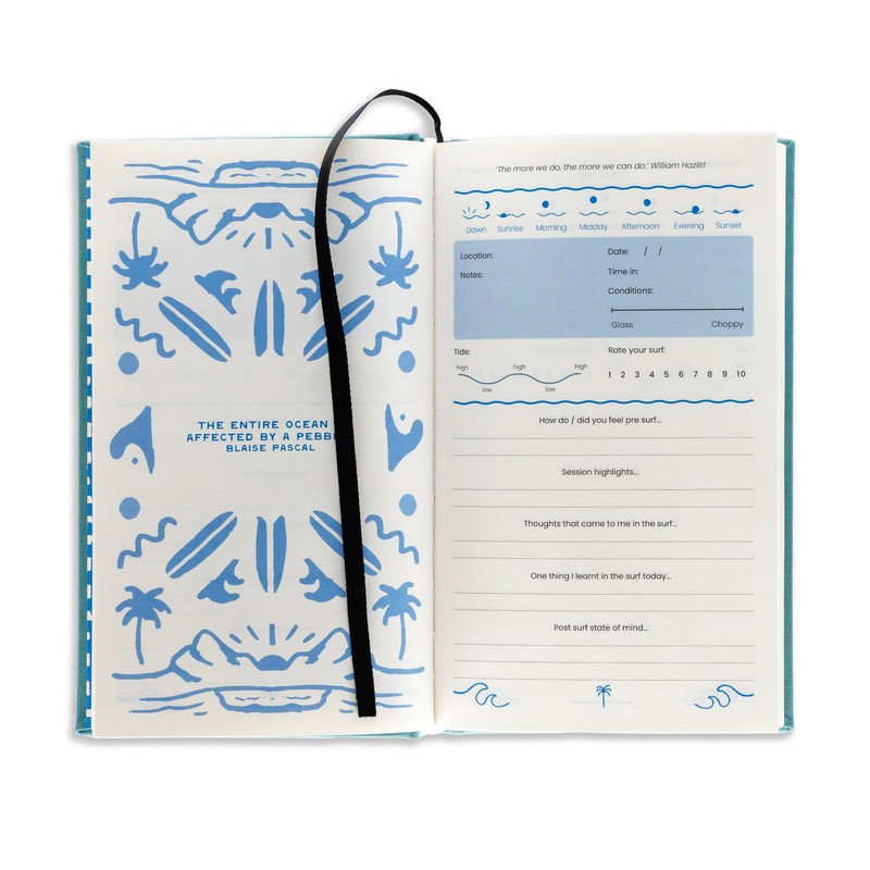 Saltwater Path Surf Journal, Log Book & Tracker: Record surf
