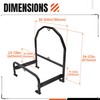 KUAFU Semi Truck Spare Tire Carrier Compatible with Volvo, Kenworth,