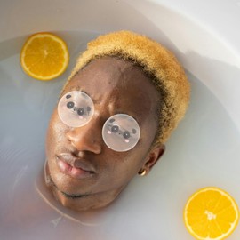 Ipetboom Relieve Eye Fatigue Reusable Eye Pads Cooling Gel for Sleep for Men Women 1 Pair