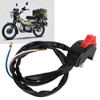 Motorcycle Headlight Dimmer Switch Left 35250‑126‑701 3 Wires ABS Replacement