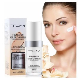 Base Líquida Tlm De 1.0 Fl Oz Que Cambia De Color Para El To