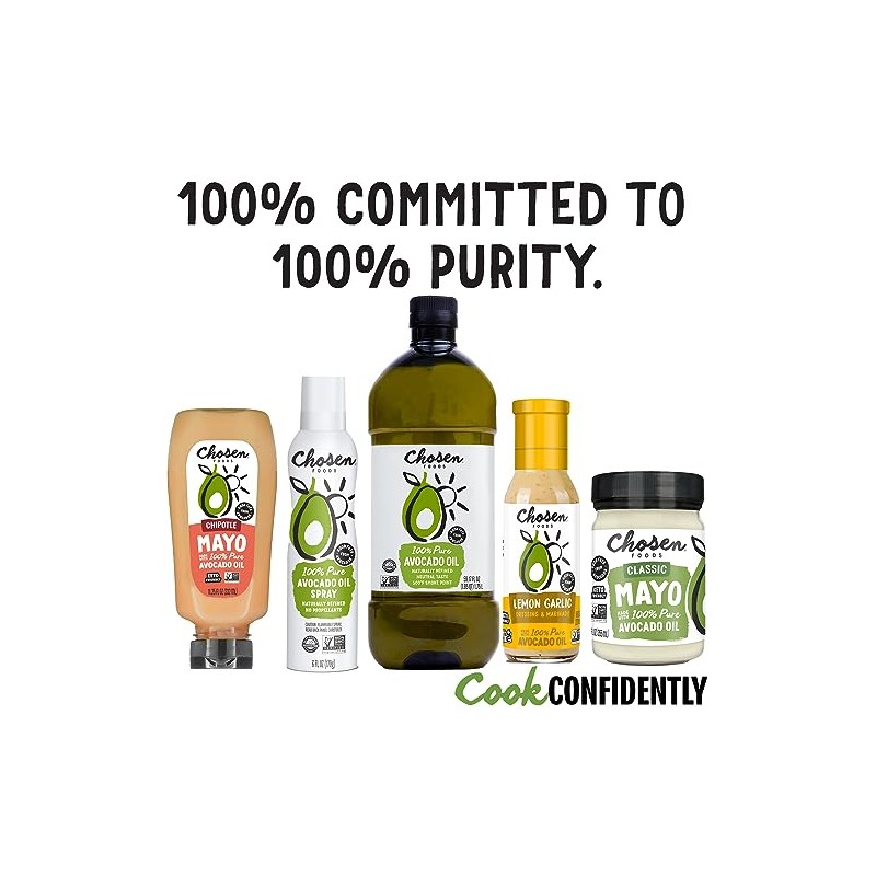 Aceite Aguacate Extra Virgen 250 Chosen Foods Prensado Frío Sabor