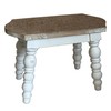 dwellington Wooden Bathroom Farmhouse Step Stool, Wood Foot Stool for