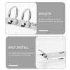 Operitacx Pack of 6 Metal A6 Notebook 6 Ring Binder
