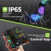 Ojos LED Programables para Parabrisas, Pantalla Flexible con Control Bluetooth