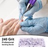 Difenni Sanding Bands for Nail Drill, 180 Grit Sanding Bands