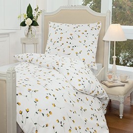 Tango Fleur Makosoft Seersucker Bed Linen Yellow 135 x 200 cm (2174-03 135 x 200)