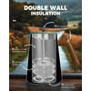 POLIVIAR French Press Coffee Maker, 34 oz Coffee Press with
