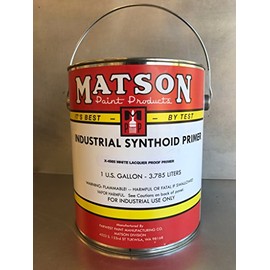 Matson Paint Products X-4985-1 Weatherguard White Lacquer Proof Primer, White, 1 Gallon