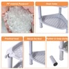 3 Tier Shower Caddy Corner,Plastic Shower Shelf Organizer for Inside