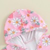Doisbetthsay Toddler Beach Towel with Hood Kids Waffle Swim Cover