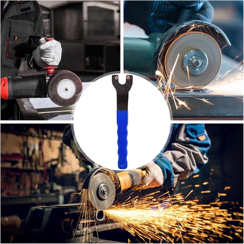 DILUSILK Universal Adjustable Wrench Angle Grinder Spanner Key Pin Lock-nut