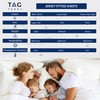 Tag Terry 100% Cotton Double Fitted Sheet | 1 Pack,